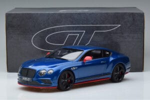 Bentley Continental GT Speed Black Edition Albastru GT Spirit 1:18 KJ006 Rășină - imaginea 6 din 6