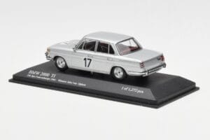 BMW 2000 Ti #17 J. Ickx / C. van Ophem Winners 24 Hours of Spa 1966 Minichamps 1:43 400662517 Metal - imaginea 3 din 4
