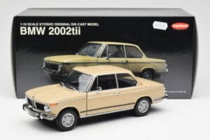 BMW 2002 Ti E10 Sahara Bej Kyosho 1:18 08541BG Metal - imaginea 8 din 8