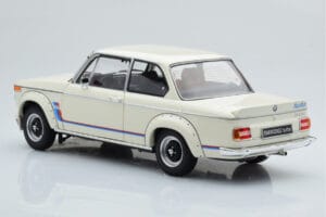 BMW 2002 Turbo Alb Kyosho 1:18 08544W Metal - imaginea 7 din 8