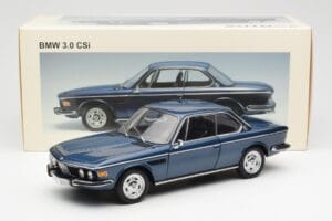 BMW 3.0 CSi E9 Albastru Metalizat AUTOart 1:18 70672 Metal - imaginea 8 din 8