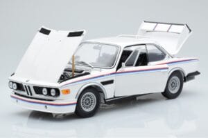 BMW 3.0 CSL E9 Alb Dealer Edition Minichamps 1:18 80435A5D020 Metal - imaginea 2 din 7