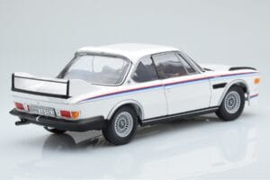BMW 3.0 CSL E9 Alb Dealer Edition Minichamps 1:18 80435A5D020 Metal - imaginea 3 din 7