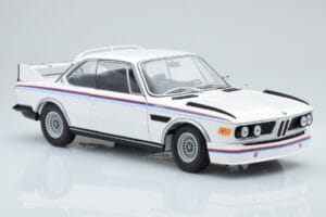BMW 3.0 CSL E9 Alb Dealer Edition Minichamps 1:18 80435A5D020 Metal - imaginea 5 din 7
