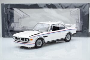 BMW 3.0 CSL E9 Alb Dealer Edition Minichamps 1:18 80435A5D020 Metal - imaginea 7 din 7