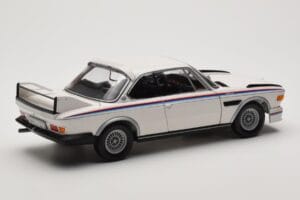 BMW 3.0 CSL E9 Alb Heritage Edition Minichamps 1:18 80432411550 Metal - imaginea 3 din 8