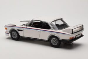 BMW 3.0 CSL E9 Alb Heritage Edition Minichamps 1:18 80432411550 Metal - imaginea 7 din 8