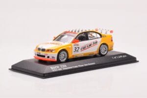 BMW 320i E46 Wiechers Sport #32 Hennerici / Wiechers WTCC 2005 Minichamps 1:43 400052432 Metal - imaginea 2 din 4