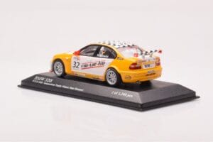 BMW 320i E46 Wiechers Sport #32 Hennerici / Wiechers WTCC 2005 Minichamps 1:43 400052432 Metal - imaginea 3 din 4