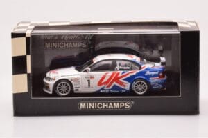BMW 320si E90 BMW Team UK #1 A. Priaulx WTCC Porto Winner 2007 Minichamps 1:43 400072601 Metal - imaginea 4 din 4