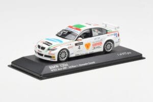 BMW 320si E90 BMW Team Italy Spain #4 A. Zanardi WTCC Brno 3rd Race 2007 Minichamps 1:43 400072604 Metal - imaginea 2 din 4