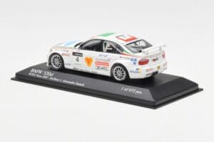BMW 320si E90 BMW Team Italy Spain #4 A. Zanardi WTCC Brno 3rd Race 2007 Minichamps 1:43 400072604 Metal - imaginea 3 din 4