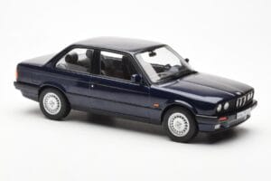 BMW 325i E30 Albastru Metalic Norev 1:18 183201 Metal - imaginea 4 din 6