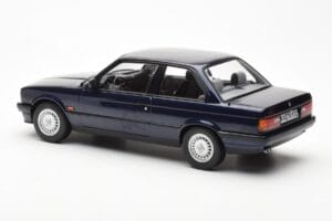 BMW 325i E30 Albastru Metalic Norev 1:18 183201 Metal - imaginea 5 din 6