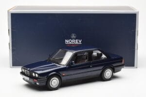 BMW 325i E30 Albastru Metalic Norev 1:18 183201 Metal - imaginea 6 din 6