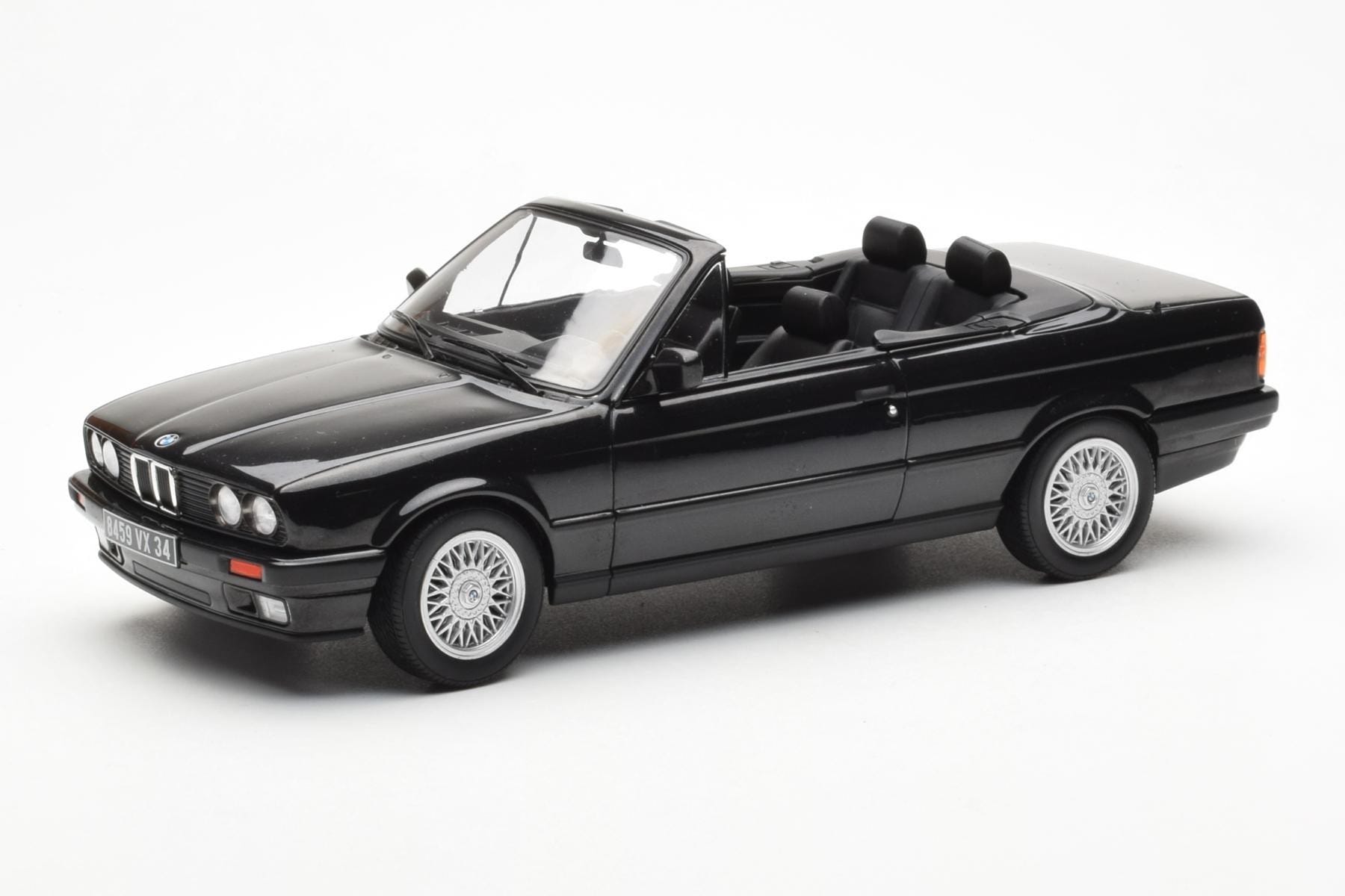 BMW 325i E30 Cabriolet Negru Metalic Norev 1:18 183211 Metal