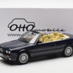 BMW 325i E30 Cabriolet Albastru Otto 1:18 - image 6 of 6