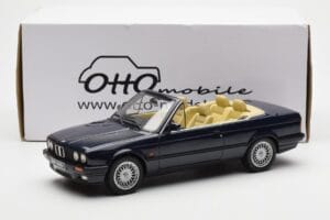 BMW 325i E30 Cabriolet Albastru Otto 1:18 OT114 Rășină - imaginea 6 din 6