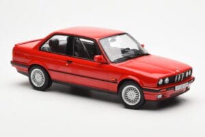 BMW 325i E30 Roșu Norev 1:18 183202 Metal - imaginea 4 din 6