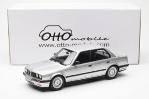 BMW 325i E30 Argintiu Otto 1:18 OT912 Rășină - imaginea 6 din 6