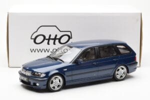 BMW 330i E46 Touring Albastru Otto 1:18 OT251 Rășină - imaginea 6 din 6