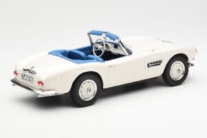 BMW 507 Roadster Alb Norev 1:18 183232 Metal - imaginea 2 din 6