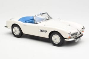 BMW 507 Roadster Alb Norev 1:18 183232 Metal - imaginea 4 din 6