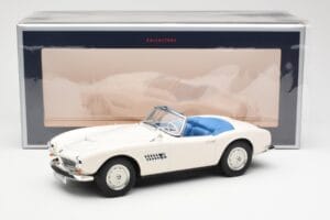 BMW 507 Roadster Alb Norev 1:18 183232 Metal - imaginea 6 din 6