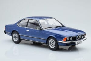 BMW 628 CSi E24 Albastru MCG 1:18 MCG18164 Metal - imaginea 3 din 5