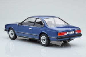 BMW 628 CSi E24 Albastru MCG 1:18 MCG18164 Metal - imaginea 4 din 5