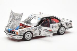 BMW 635 CSi E24 #11 D. Quester / M. Tassin / M. Heger 24 Hours of Spa 1986 AUTOart 1:18 80430145826 Metal - imaginea 2 din 8