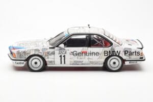 BMW 635 CSi E24 #11 D. Quester / M. Tassin / M. Heger 24 Hours of Spa 1986 AUTOart 1:18 80430145826 Metal - imaginea 4 din 8
