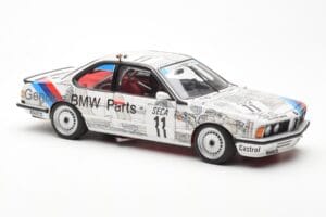 BMW 635 CSi E24 #11 D. Quester / M. Tassin / M. Heger 24 Hours of Spa 1986 AUTOart 1:18 80430145826 Metal - imaginea 6 din 8