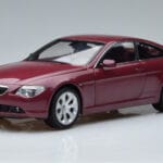 BMW 645Ci E63 Roșu Închis Kyosho 1:18 08701CR Metal