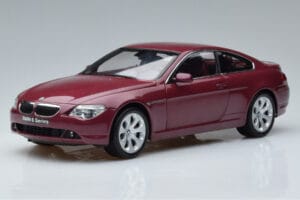 BMW 645Ci E63 Roșu Închis Kyosho 1:18 08701CR Metal
