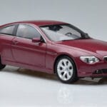 BMW 645Ci E63 Roșu Închis Kyosho 1:18 08701CR Metal - image 5 of 7