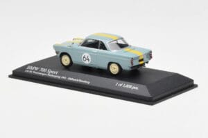 BMW 700 Sport #64 Hulbusch / Stausberg 12 Hours of Nurburgring 1961 Minichamps 1:43 400612364 Metal - imaginea 3 din 4