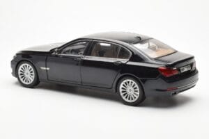 BMW 750Li F02 Facelift Carbon Negru Kyosho 1:18 08784BK Metal - imaginea 7 din 8
