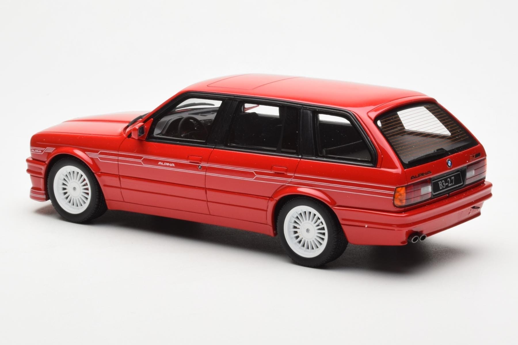 BMW Alpina B3 2.7 E30 Touring Roșu Otto 1:18 OT366 Rășină - imaginea 5 din 6