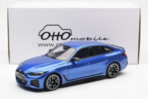 BMW i4 M50 G26 Albastru Otto 1:18 OT453 Rășină - imaginea 6 din 6