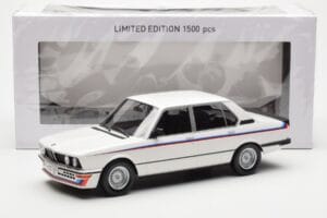 BMW M535i E12 Alb Norev 1:18 183265 Metal - imaginea 5 din 5