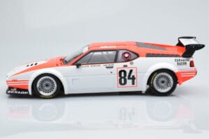 BMW M1 Equipe Dominique Lacaud #84 H. Stuck / Burger / D. Lacaud 24 Hours of Le Mans 1980 Minichamps 1:18 155802984 Metal - imaginea 3 din 6