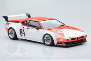 BMW M1 Equipe Dominique Lacaud #84 H. Stuck / Burger / D. Lacaud 24 Hours of Le Mans 1980 Minichamps 1:18 155802984 Metal - imaginea 4 din 6
