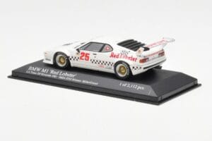 BMW M1 IMSA #25 Red Lobster Cowart / Miller LA Times Grand Prix Winner 1981 Minichamps 1:43 430812525 Metal - imaginea 3 din 4