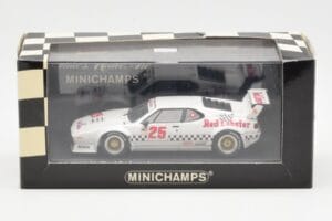 BMW M1 IMSA #25 Red Lobster Cowart / Miller LA Times Grand Prix Winner 1981 Minichamps 1:43 430812525 Metal - imaginea 4 din 4