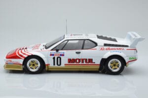 BMW M1 Motul #10 B. Darniche / A. Mahe Rally Tour de Corse 1982 IXO 1:18 18RMC114 Metal - imaginea 3 din 6