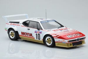 BMW M1 Motul #10 B. Darniche / A. Mahe Rally Tour de Corse 1982 IXO 1:18 18RMC114 Metal - imaginea 4 din 6