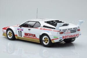BMW M1 Motul #10 B. Darniche / A. Mahe Rally Tour de Corse 1982 IXO 1:18 18RMC114 Metal - imaginea 5 din 6