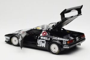 BMW M1 #111 Team MK Motorsport J-L. Witmeur / Krankenberg / Libert 24 Hours of Le Mans 1986 Minichamps 1:18 180862911 Metal - imaginea 5 din 8