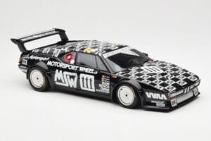 BMW M1 #111 Team MK Motorsport J-L. Witmeur / Krankenberg / Libert 24 Hours of Le Mans 1986 Minichamps 1:18 180862911 Metal - imaginea 6 din 8